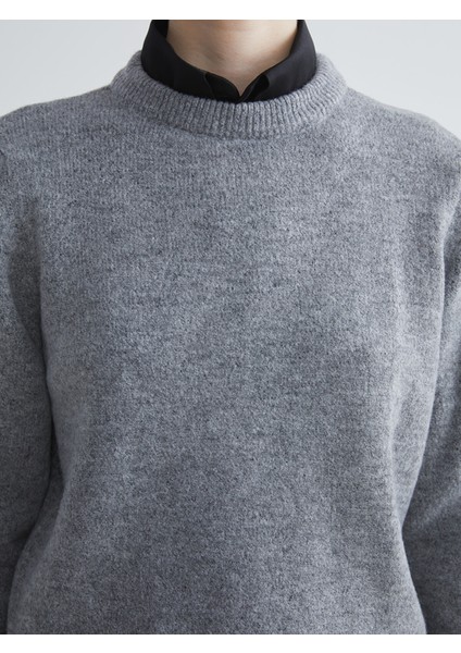 Yeni Sezon Bisiklet Yaka Kadın Triko Kazak modelleri