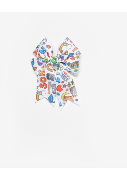 Beyaz Okul Temalı Kız Çocuk Klips Toka fırsatları