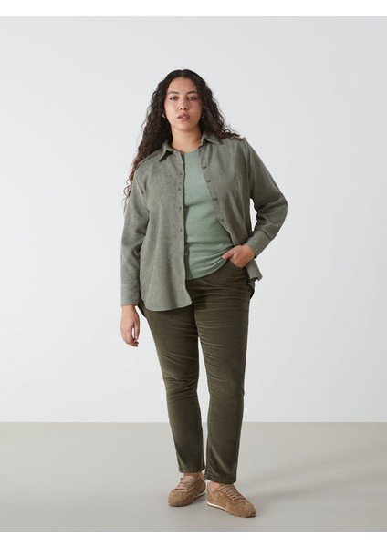 Yeni Sezon Dar Fit Kadife Kadın Pantolon fiyatları