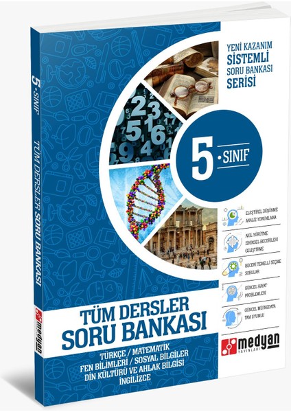 5. Sınıf Tüm Dersler Soru Bankası + Deneme Sınavı Hediyelidir