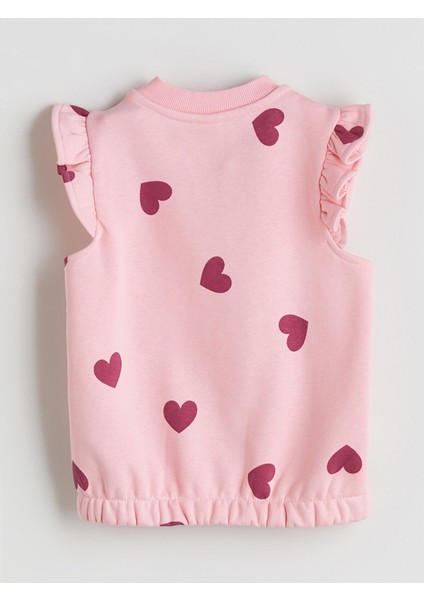 Yeni Sezon Bisiklet Yaka Baskılı Kız Çocuk Kalın Yelek fırsatları