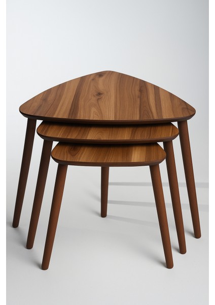 Tokyo 3'lü Zigon Sehpa %100 Mdf Üçgen Urartu fiyatları