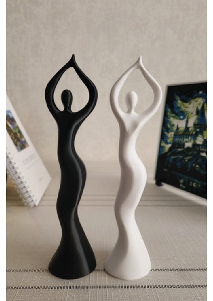 Dans Eden Kadın Heykel Takımı Iskandinav Tarzı Biblo Heykel Figür (2 Adet Gönderilir) fiyatları