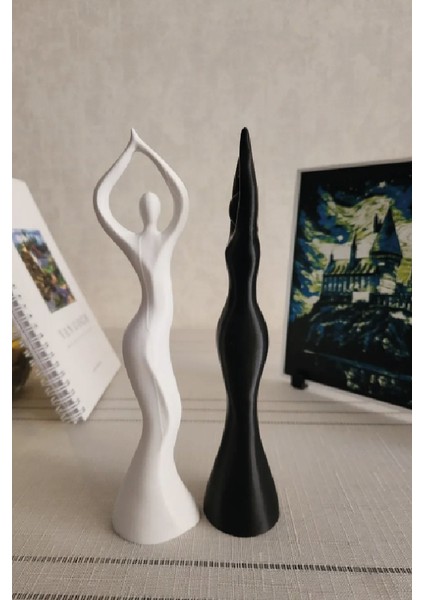 Dans Eden Kadın Heykel Takımı Iskandinav Tarzı Biblo Heykel Figür (2 Adet Gönderilir) fırsatları