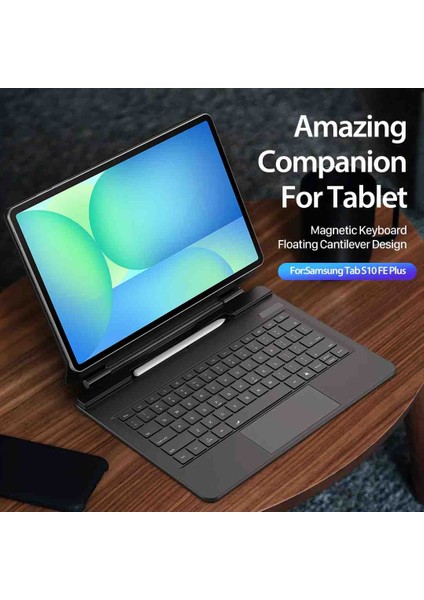 Samsung Galaxy Tab S10 Fe PLUS/S10 Fe+ 13.1-Inç Uyumlu Magic Keyboard Touchpad Rgb Işıklı Klavyeli Kılıf modelleri