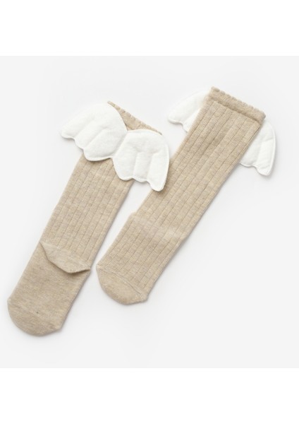Bej Kanatlı Kız Çocuk Çorap fiyatları