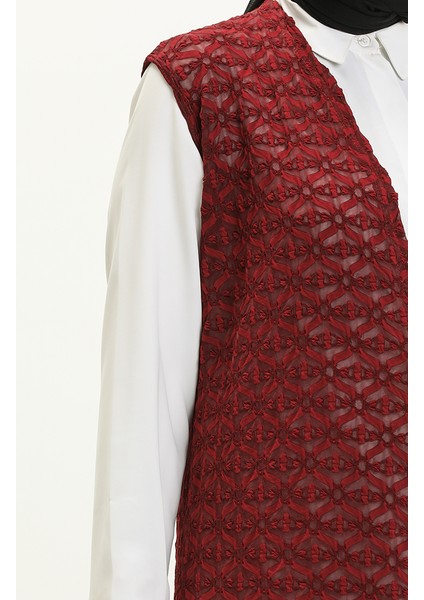 Basic Yelek 1640-03 Bordo fırsatları