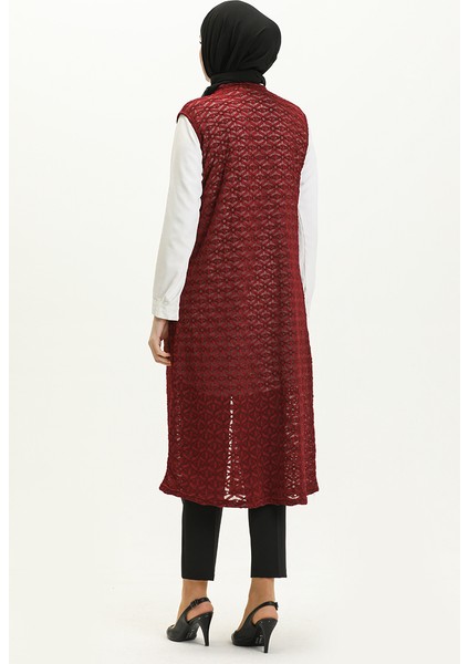 Basic Yelek 1640-03 Bordo indirimleri