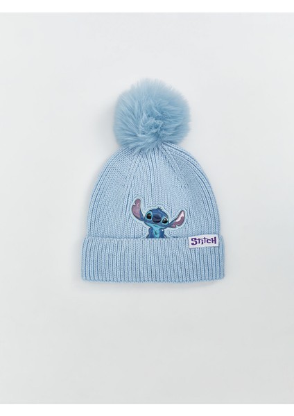 Yeni Sezon Stitch Nakışlı Kız Çocuk Bere