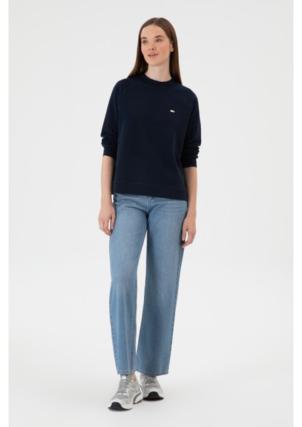 Kadın Lacivert Sweatshirt 50313610-VR033 fırsatları