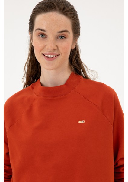 Kadın Kiremit Sweatshirt 50313610-VR031 fiyatları