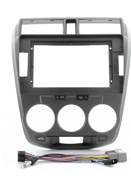 Honda Cıty Manuel 2008-2013 10,1" Gümüş Çerçevesi - Soket