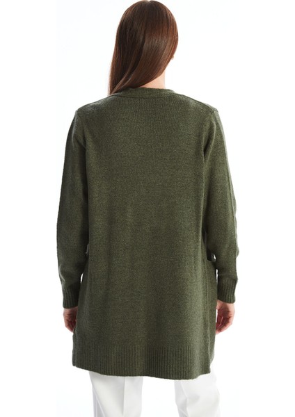 Yeni Sezon Şal Yaka Düz Uzun Kollu Kadın Triko Hırka fırsatları