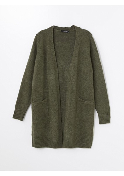 Yeni Sezon Şal Yaka Düz Uzun Kollu Kadın Triko Hırka indirimleri