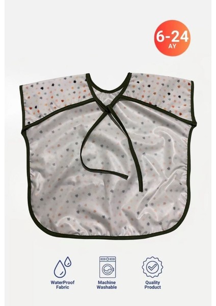 2'li Kolsuz Sıvı Geçirmez Mama ve Aktivite Önlüğü | 6-24 Ay | Colour-Bear modelleri