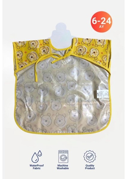 2'li Kolsuz Sıvı Geçirmez Mama ve Aktivite Önlüğü | 6-24 Ay | Colour-Bear fırsatları