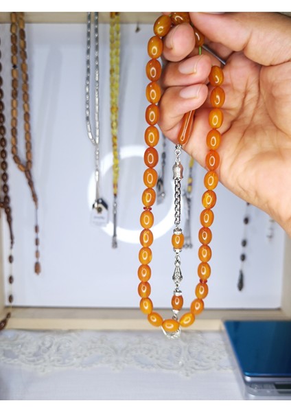 Bilal Albayrak Serisi Sıkma ve Ateş Kehribarı Tesbih modelleri