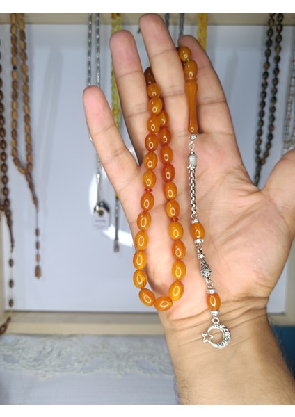 Bilal Albayrak Serisi Sıkma ve Ateş Kehribarı Tesbih fırsatları