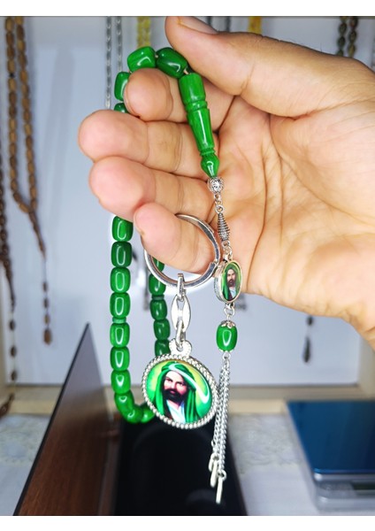 Hz. Ali Özel Ahşap Kutusunda Katalin Tesbih modelleri