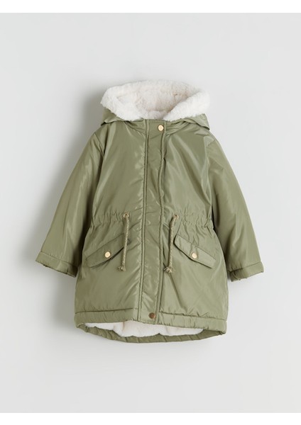 Yeni Sezon Kapüşonlu Kız Çocuk Mont