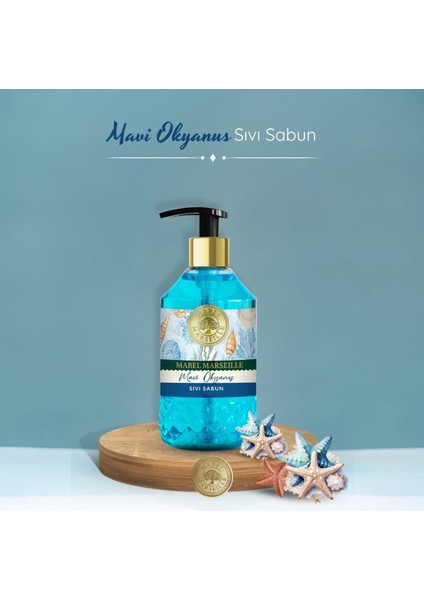 Şakayık Buket Sıvı El Sabunu 500 ml + Mavi Okyanus Sıvı El Sabunu 500 ml ( Oxy Wc Blok Hediyeli ) modelleri