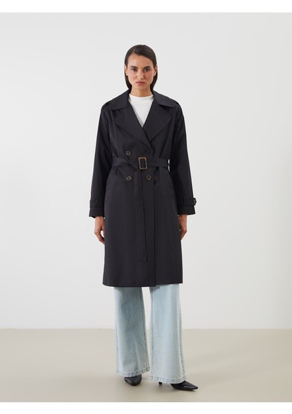 Yeni Sezon Kruvaze Yaka Kadın Trençkot modelleri