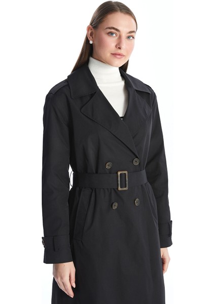 Yeni Sezon Kruvaze Yaka Kadın Trençkot fırsatları