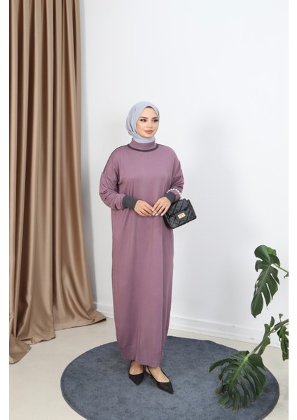 Çift Renk Merserize Elbise