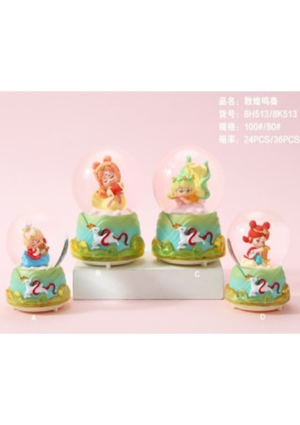 Işıklı Müzikli Orta Boy Kar Küresi Model 4