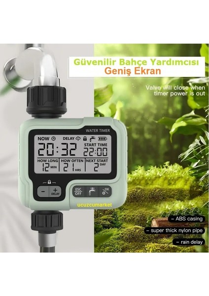 Su Zamanlayıcı Otomatik Digital (Büyük Ekran)