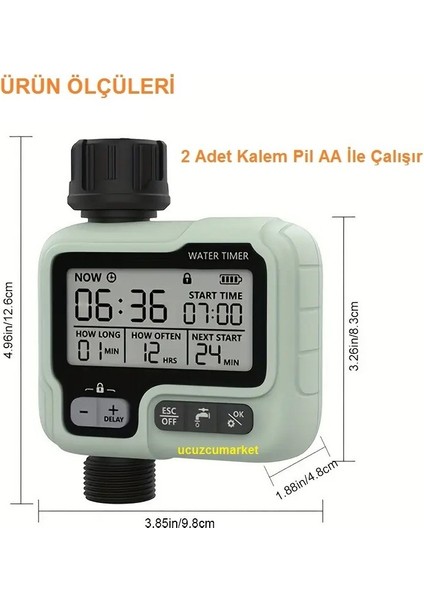 Su Zamanlayıcı Otomatik Digital (Büyük Ekran) modelleri