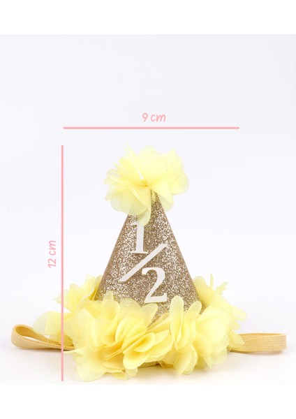 Sarı 1/2 Yaş Huni Bebek Taç indirimleri