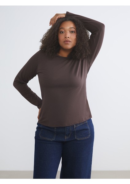 Yeni Sezon Büyük Beden Bisiklet Yaka Kadın Body fiyatları