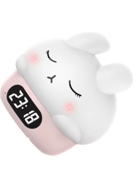 Sevimli Gece Işığı Saati: Uyumak Için Sana Eşlik Edin Tavşanlar Pat Gece Işık Çalar Yatak Odası Yatak (Yurt Dışından) fırsatları