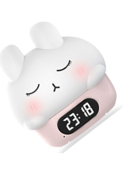 Sevimli Gece Işığı Saati: Uyumak Için Sana Eşlik Edin Tavşanlar Pat Gece Işık Çalar Yatak Odası Yatak (Yurt Dışından) indirimleri