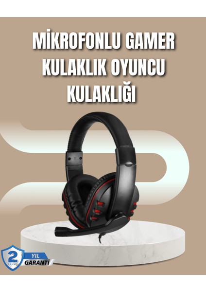 Bilgisayar Uyumlu Oyun Kulaklığı – Stereo Ses Deneyimi