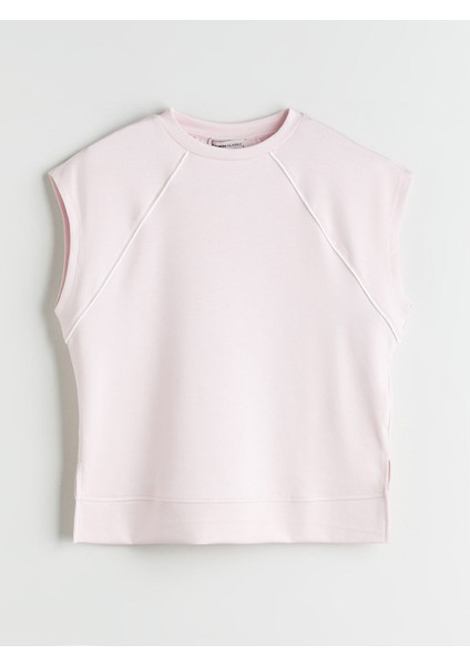 Yeni Sezon Bisiklet Yaka Oversize Kadın Tişört indirimleri