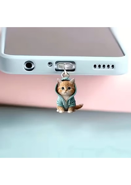 Sevimli Kedi Desenli Type-C Toz Koruma Tıpası – Ps5, Tablet ve Telefon Uyumlu Silikon Port Kapağı fiyatları