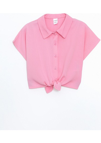 Yeni Sezon Kısa Kollu Basic Kız Çocuk Gömlek modelleri