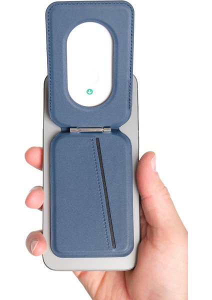 Flexstand Standlı Lacivert Magnetik Yapıştırmalı 5 Hazneli Mıknatıslı Kartlık fiyatları