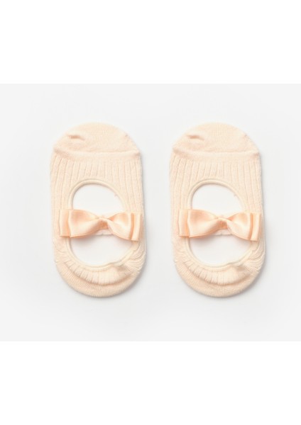 Yavruağzı Fiyonklu Kız Çocuk Babet Çorap fiyatları