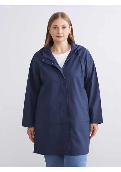 Yeni Sezon Kadın Kapüşonlu Düz Yağmurluk fiyatları