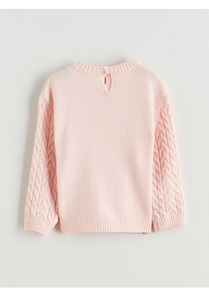 Yeni Sezon Bisiklet Yaka Uzun Kollu Kız Çocuk Kazak modelleri