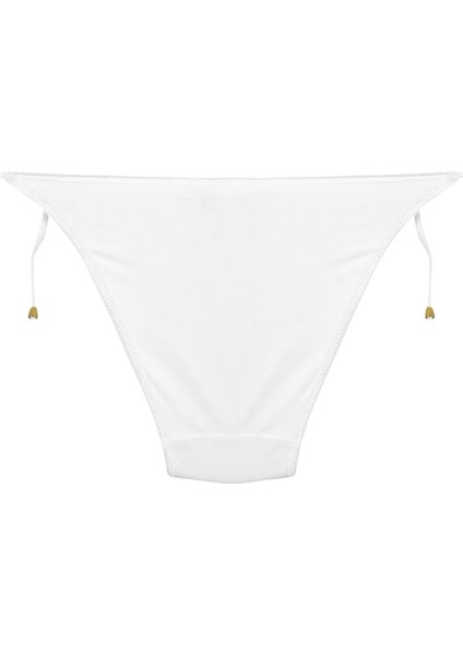 Kadın Beyaz Ipli Bağlamalı 2'li Slip modelleri