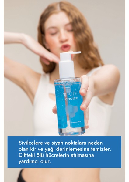 Pure Choice Karma ve Yağlı Ciltler için Yüz Temizleme Jeli 200 ML fiyatları