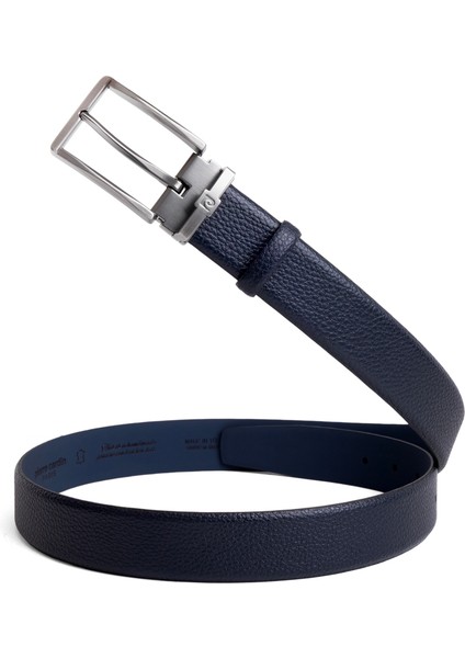 Lacivert Deri Erkek Kemeri (En 3,5 cm) PC100FLF5 fiyatları