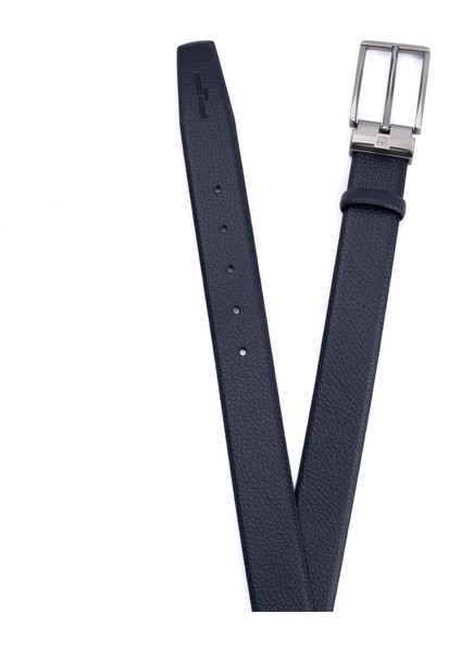 Lacivert Deri Erkek Kemeri (En 3,5 cm) PC100FLF5 fırsatları
