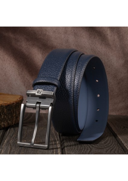 Lacivert Deri Erkek Kemeri (En 3,5 cm) PC100FLF5 indirimleri