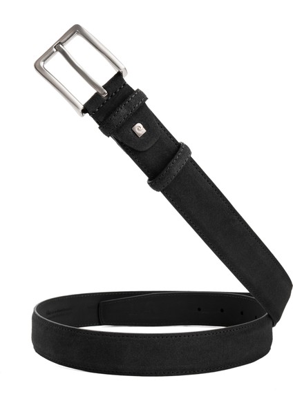 Siyah Suet Deri Erkek Kemeri (En 3,5 cm) PC1009S5S fiyatları
