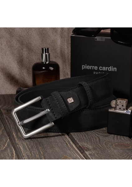 Siyah Suet Deri Erkek Kemeri (En 3,5 cm) PC1009S5S indirimleri